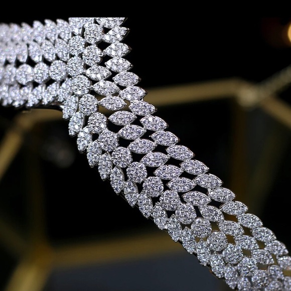 Wedding tiara AAA zirconia brand new - Picture 2 of 2